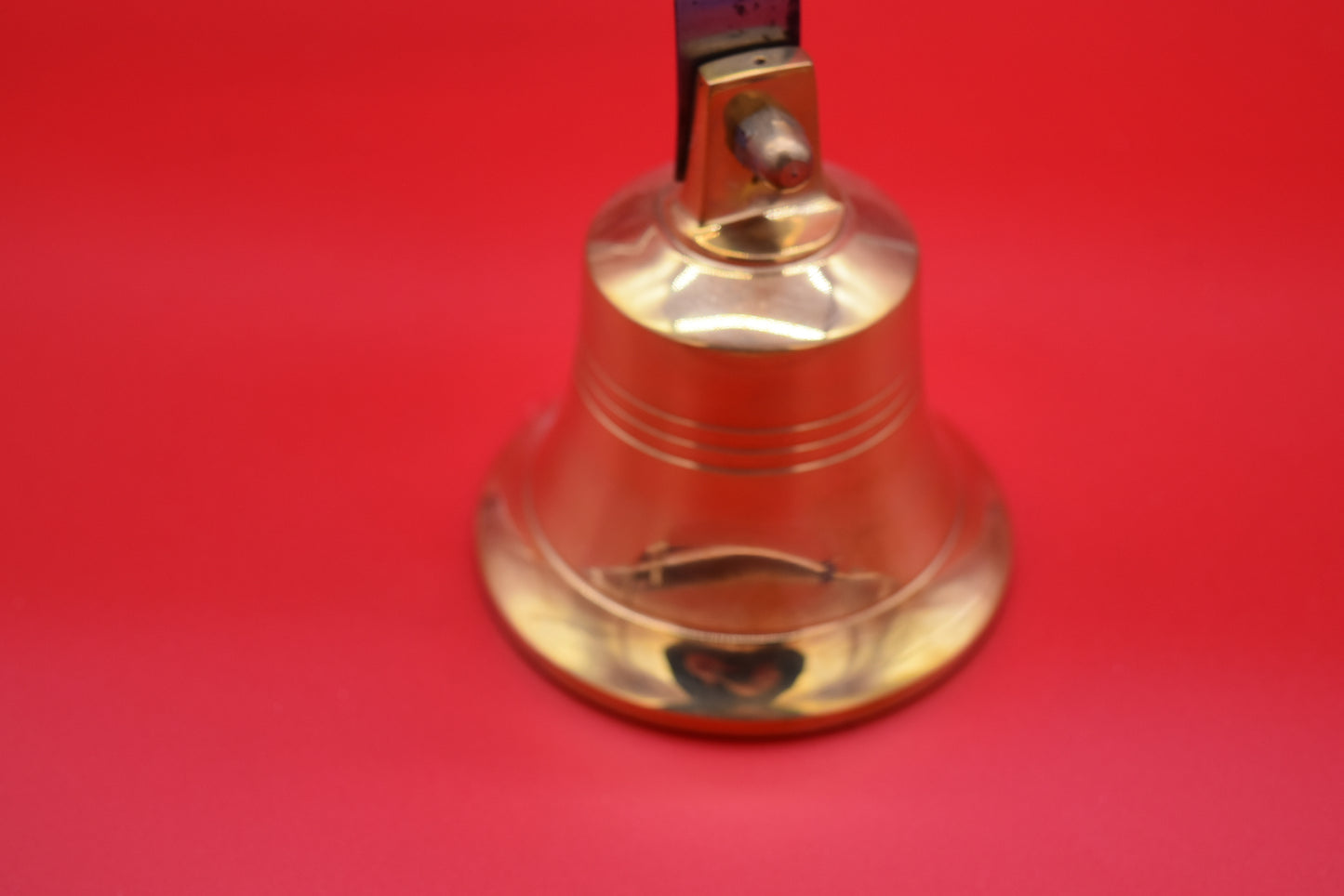 Brass Door Bell - On Spring Steel