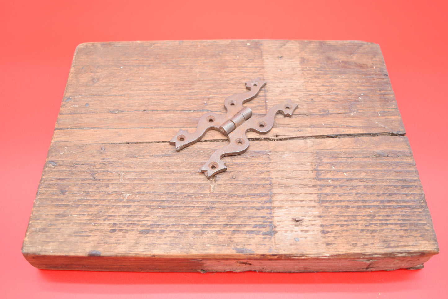 Snake Head Hinge - 4" Antique Iron