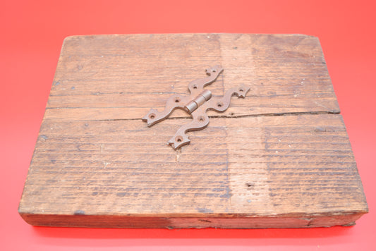 Snake Head Hinge - 4" Antique Iron