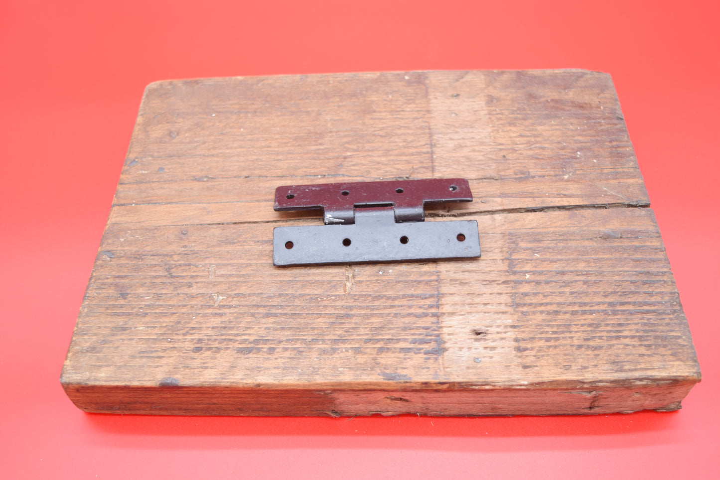 H Hinge Hand Forged Iron Black Beeswax 102mm - 4"