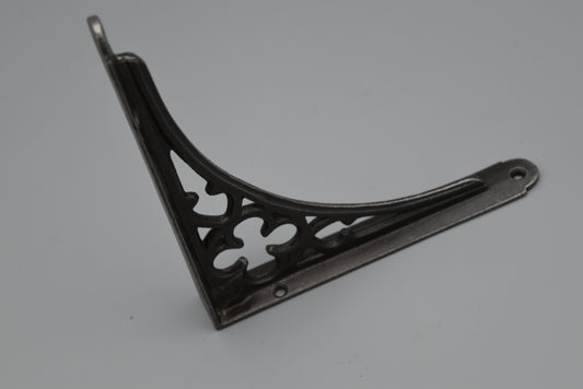 The Gothic vintage antique iron Plain Shelf Bracket 7" By 8"