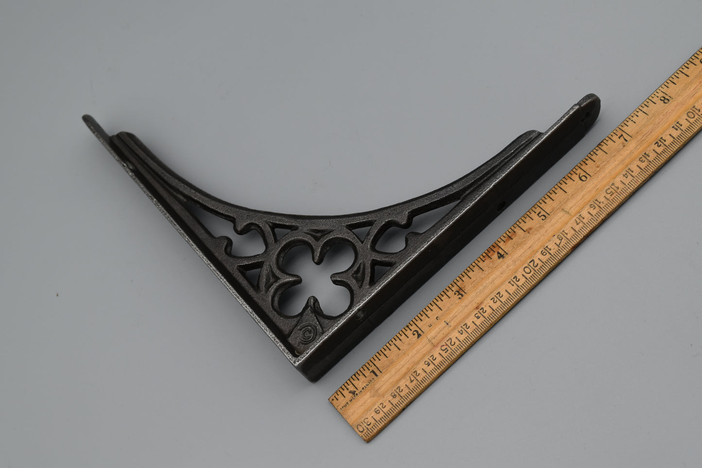 The Gothic vintage antique iron Plain Shelf Bracket 7" By 8"