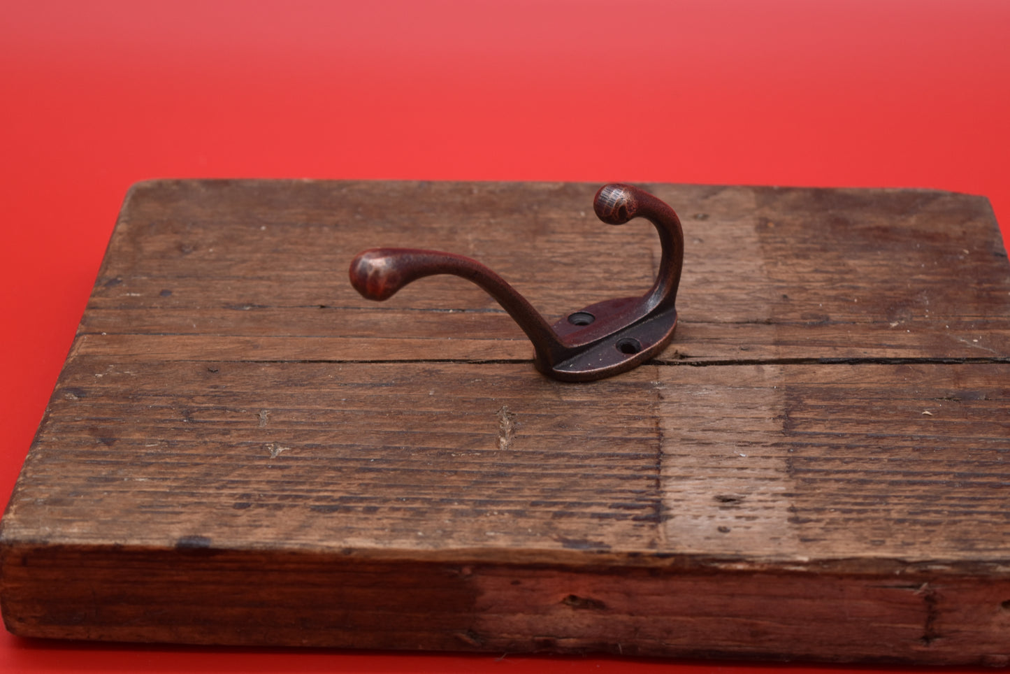 Victorian Hat & Coat Hook - 2 hole - 8 Finishes