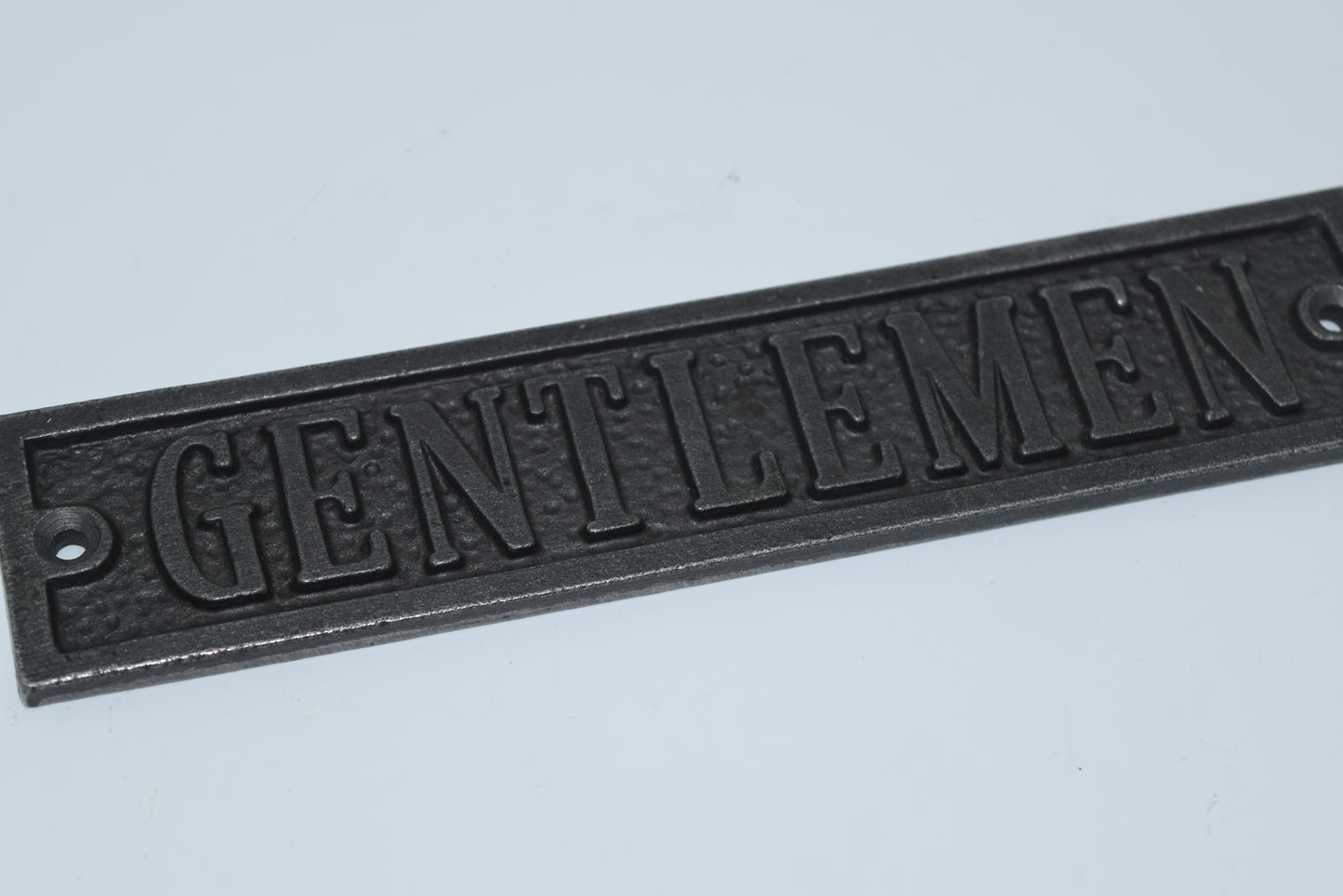 Gentlemen Plaque