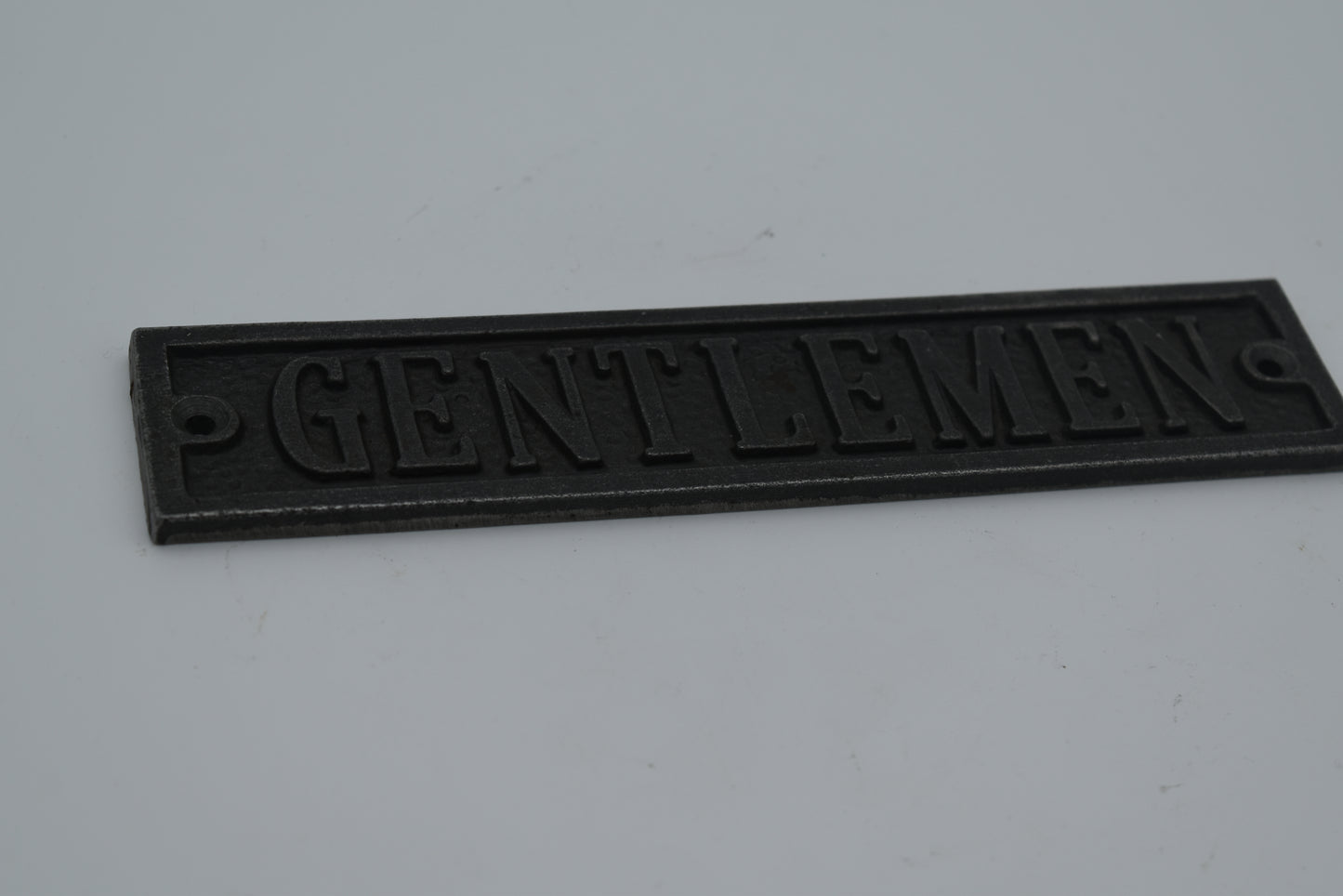 Gentlemen Plaque