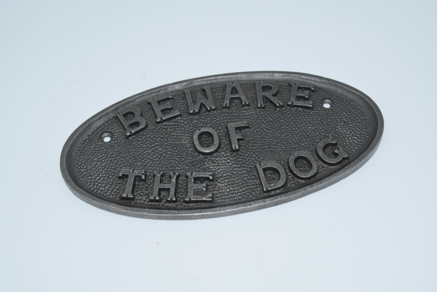 Beware of the Dog Plaque - with or without a chain