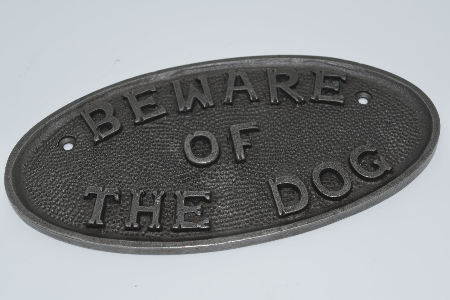 Beware of the Dog Plaque - with or without a chain