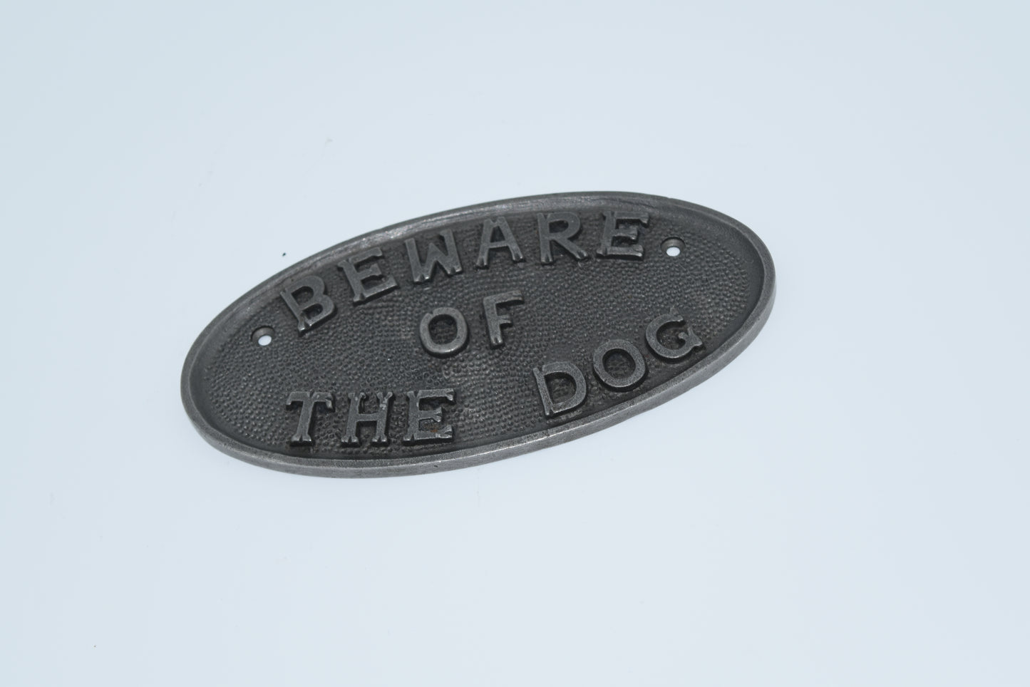 Beware of the Dog Plaque - with or without a chain