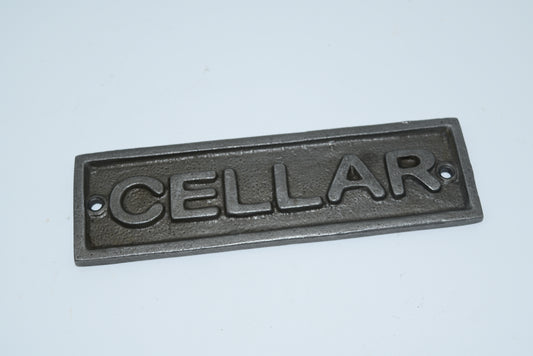 Cellar Plaque