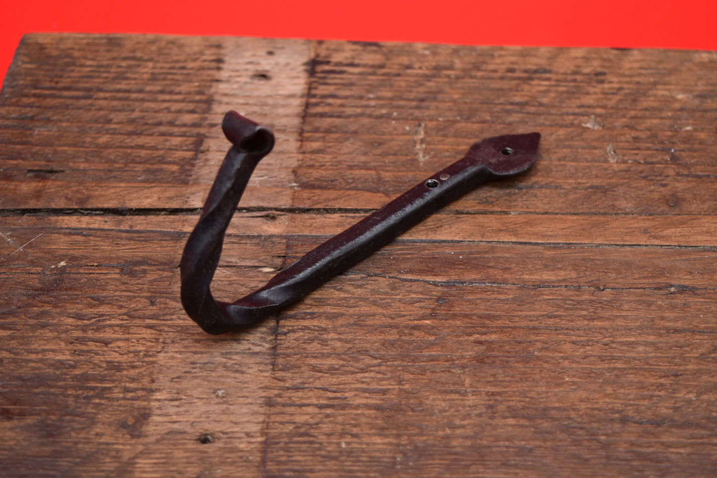 Twisted Spearhead Hand Forged Hook