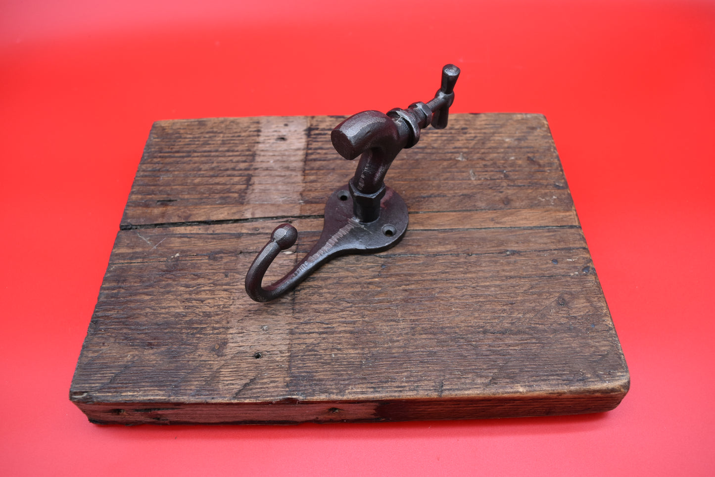 Coat Hook TAP style Antique Iron 165mm Overall