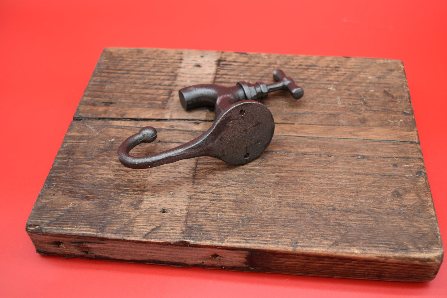 Coat Hook TAP style Antique Iron 165mm Overall