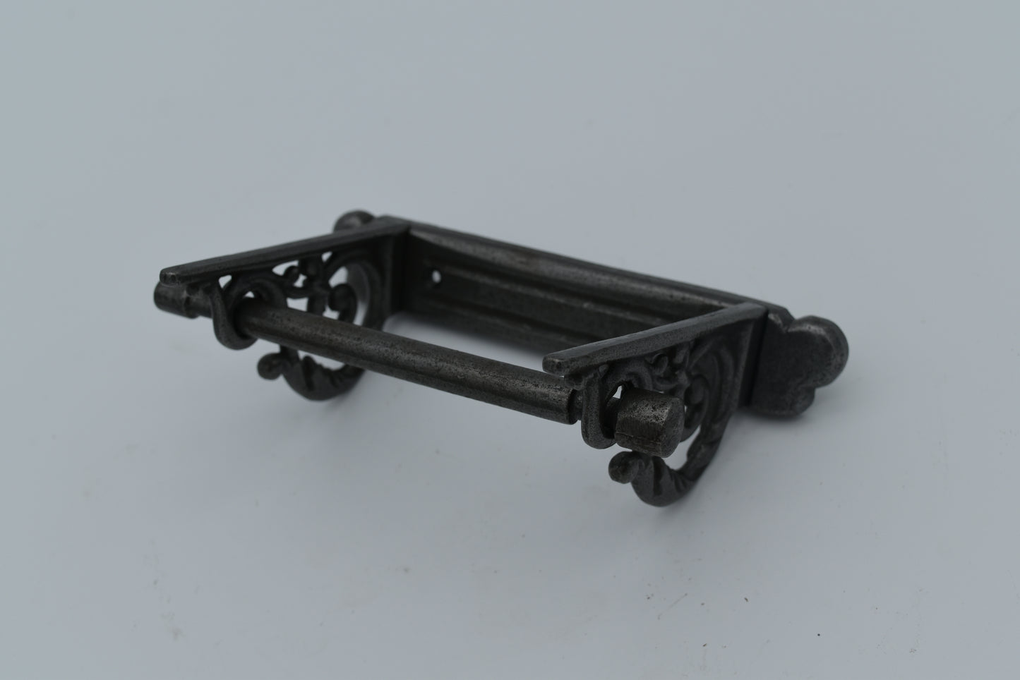 Plain Back Scroll Sides - Toilet Paper Holder - Antique iron