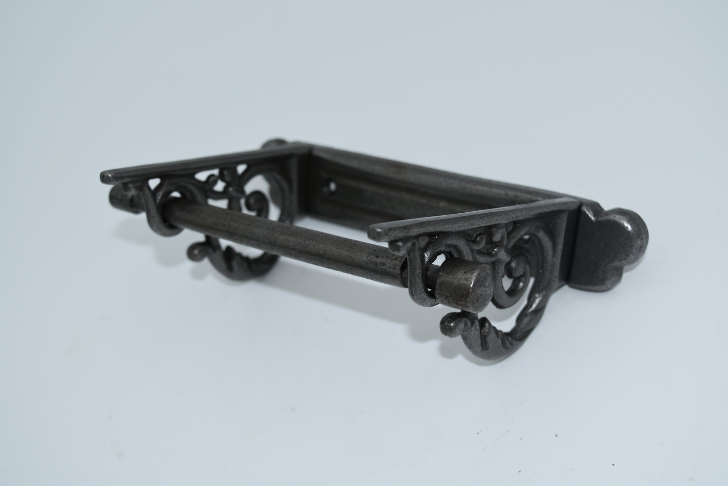 Plain Back Scroll Sides - Toilet Paper Holder - Antique iron