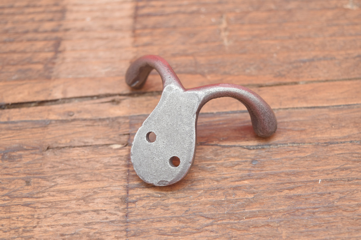 Double Robe Hook - Antique Iron/Brass/Chrome