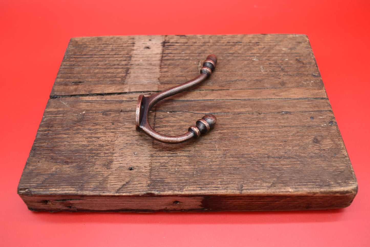 The Acorn Hat & Coat Hook - Antique Copper, Antique Brass, Solid Brass, Antique iron or Epoxy Black
