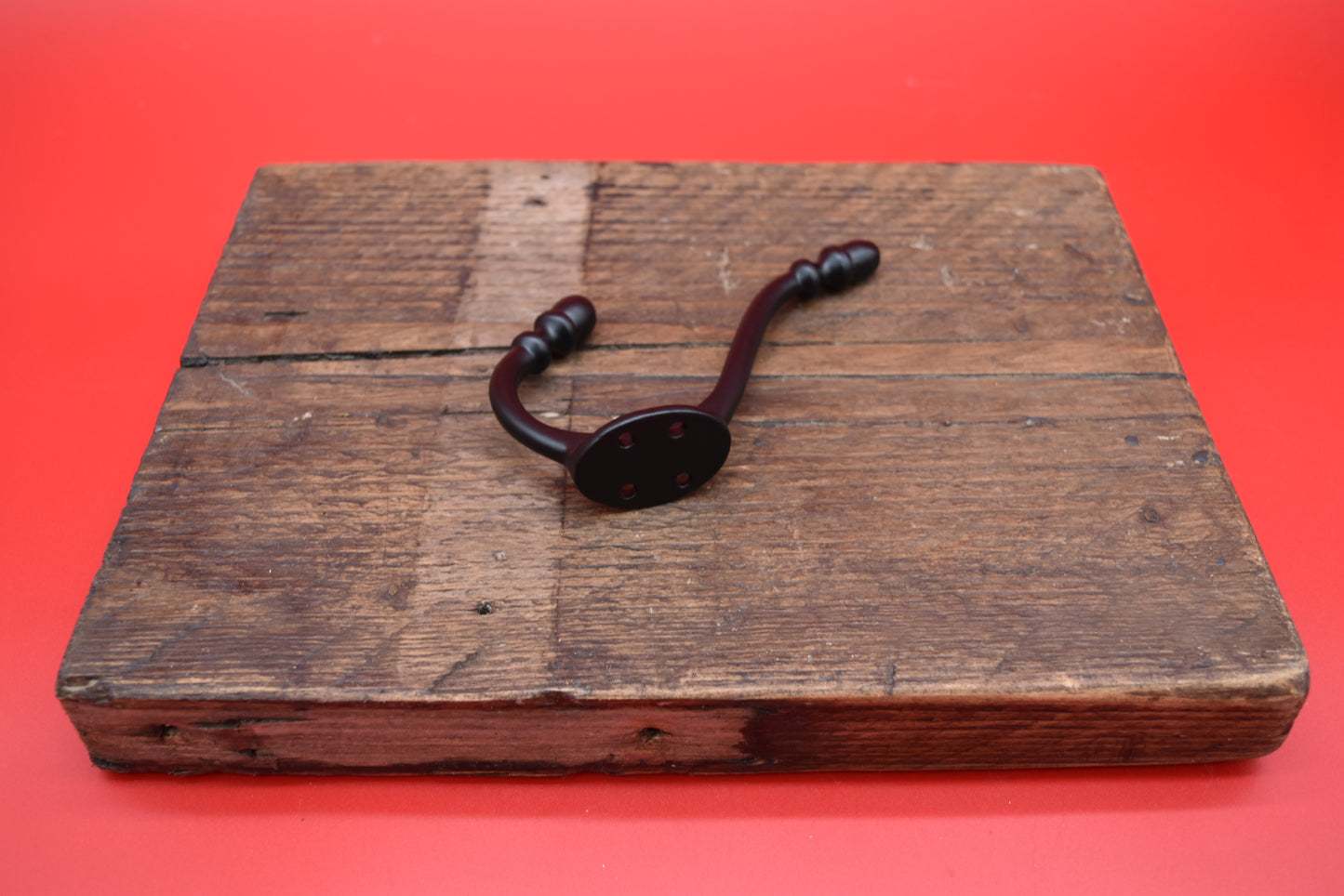 The Acorn Hat & Coat Hook - Antique Copper, Antique Brass, Solid Brass, Antique iron or Epoxy Black