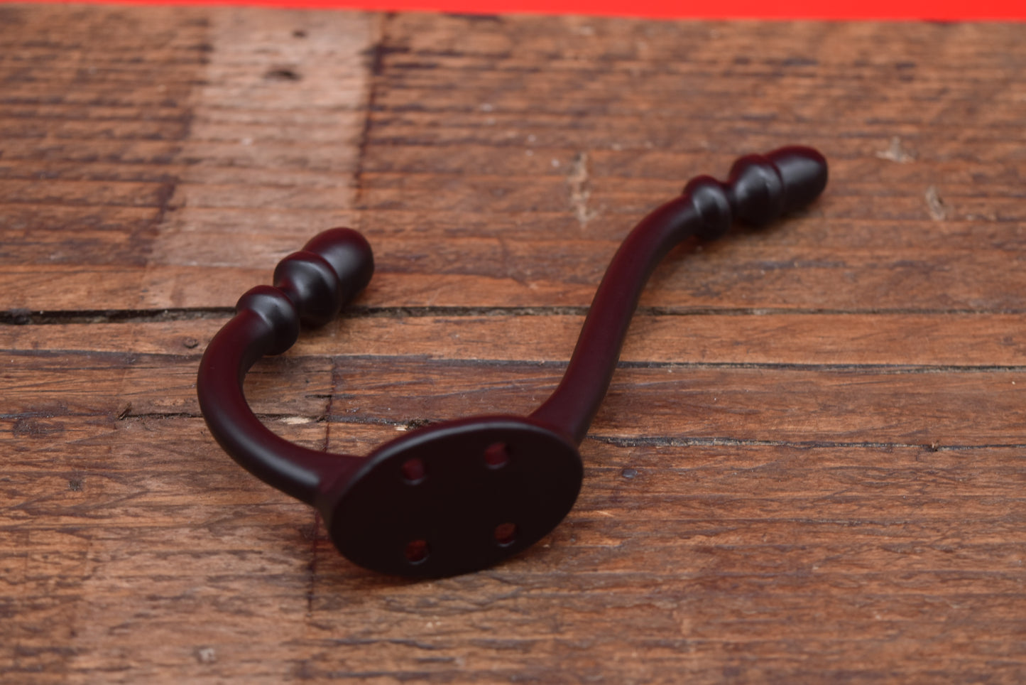 The Acorn Hat & Coat Hook - Antique Copper, Antique Brass, Solid Brass, Antique iron or Epoxy Black