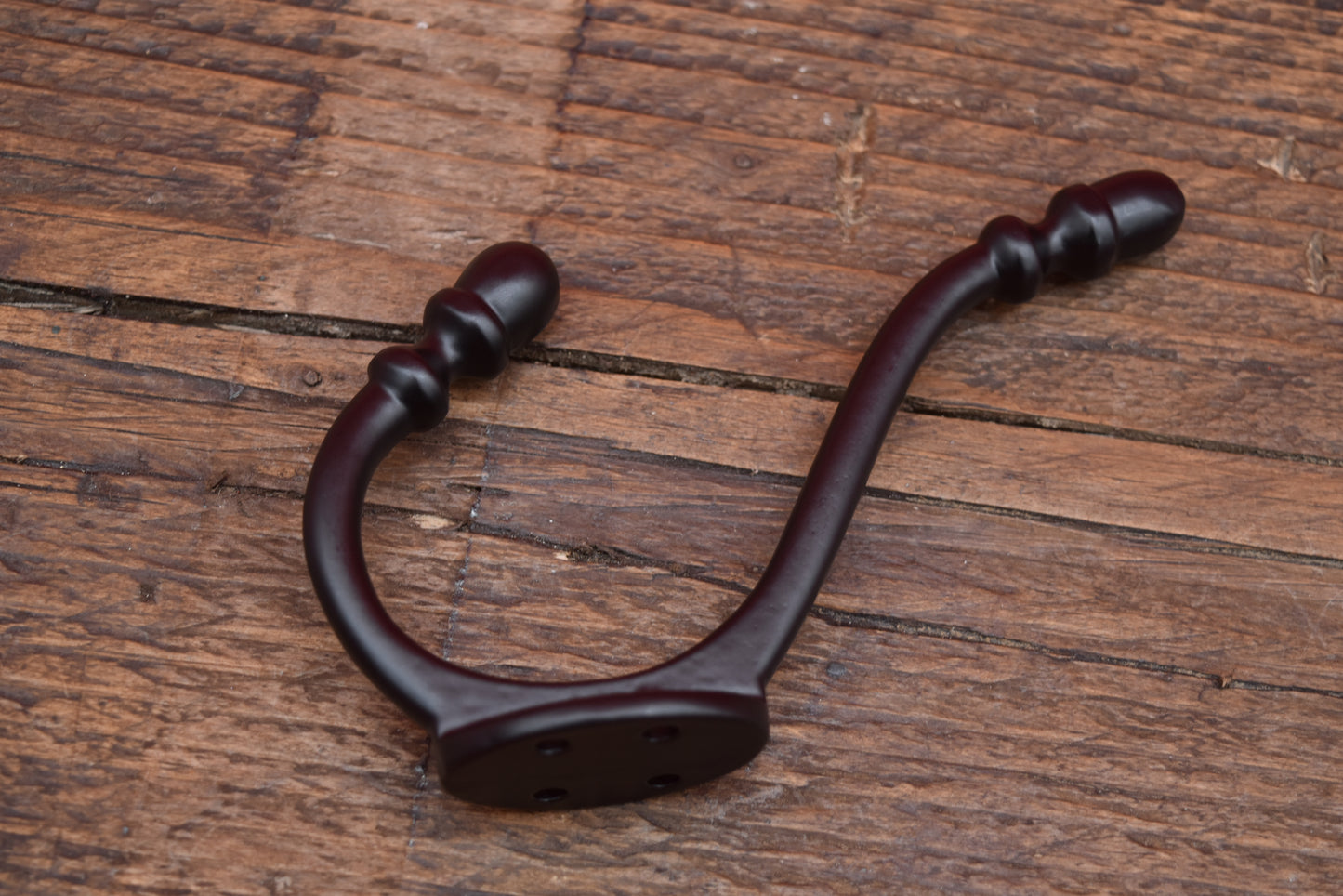 The Acorn Hat & Coat Hook - Antique Copper, Antique Brass, Solid Brass, Antique iron or Epoxy Black