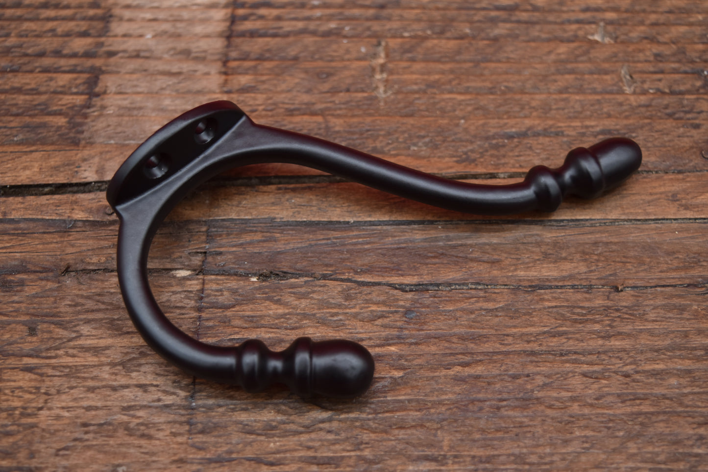 The Acorn Hat & Coat Hook - Antique Copper, Antique Brass, Solid Brass, Antique iron or Epoxy Black