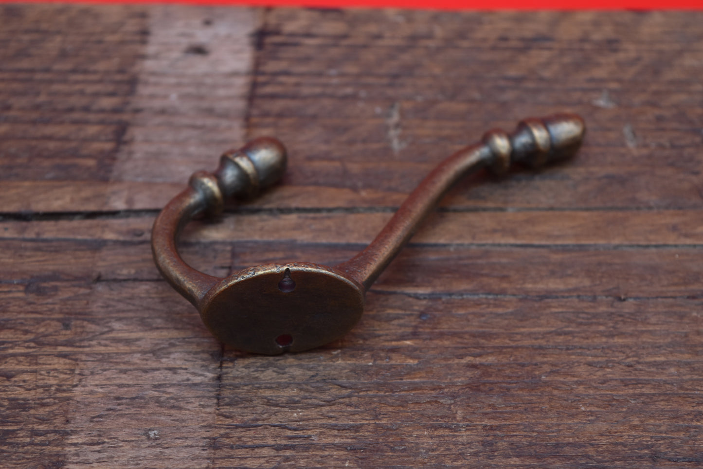 The Acorn Hat & Coat Hook - Antique Copper, Antique Brass, Solid Brass, Antique iron or Epoxy Black