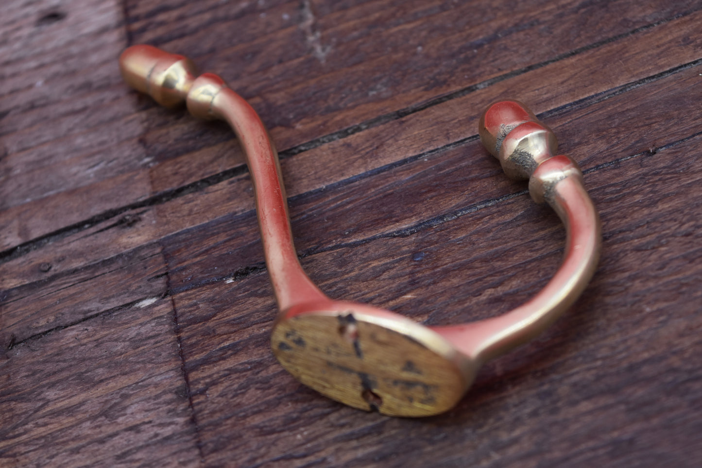 The Acorn Hat & Coat Hook - Antique Copper, Antique Brass, Solid Brass, Antique iron or Epoxy Black