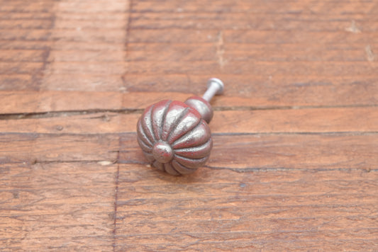 Pumpkin Ridged Drawer Knob