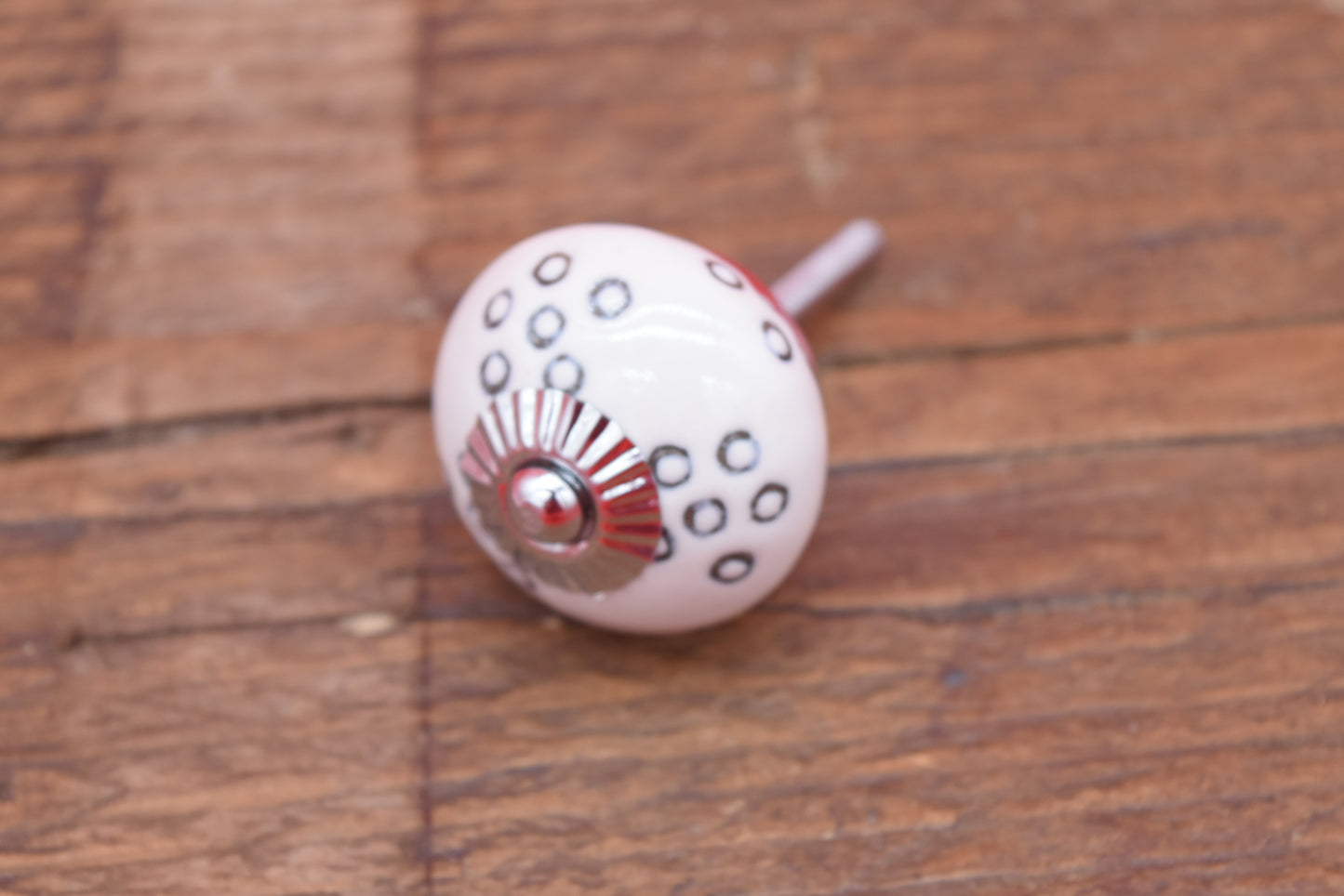 Polka Dot Ceramic Drawer Knob