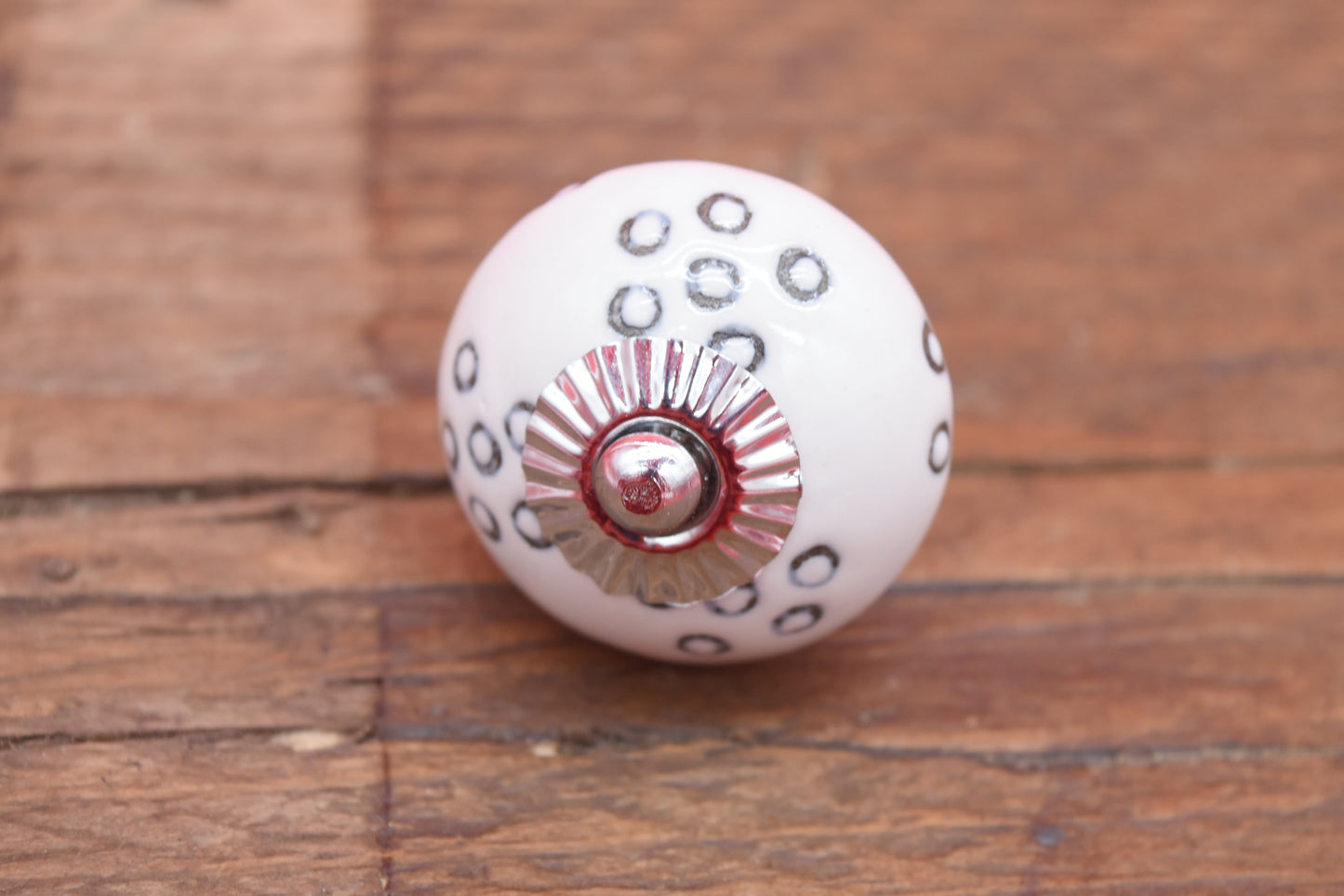 Polka Dot Ceramic Drawer Knob