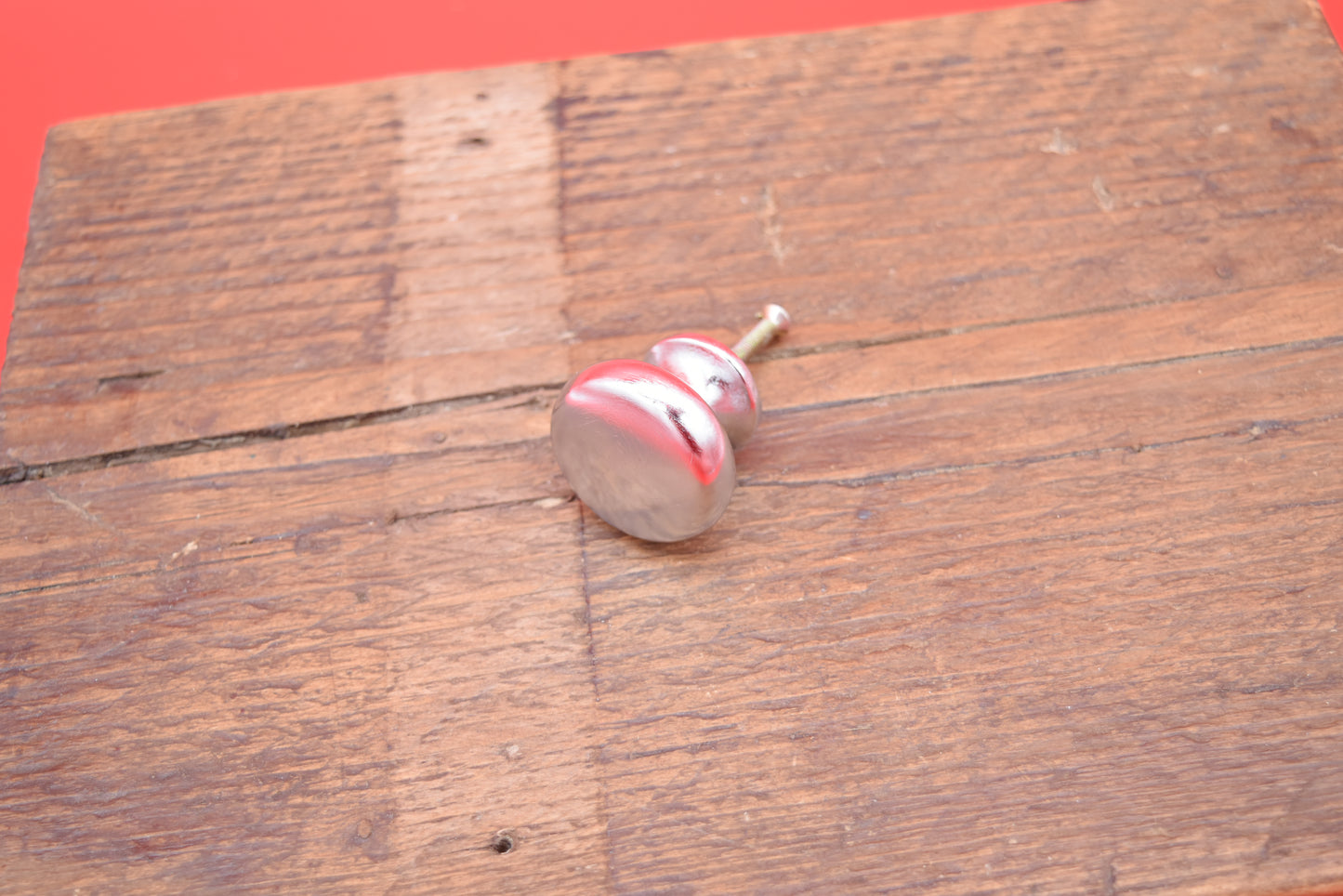 Plain Shaker Round Drawer Knob - Chrome