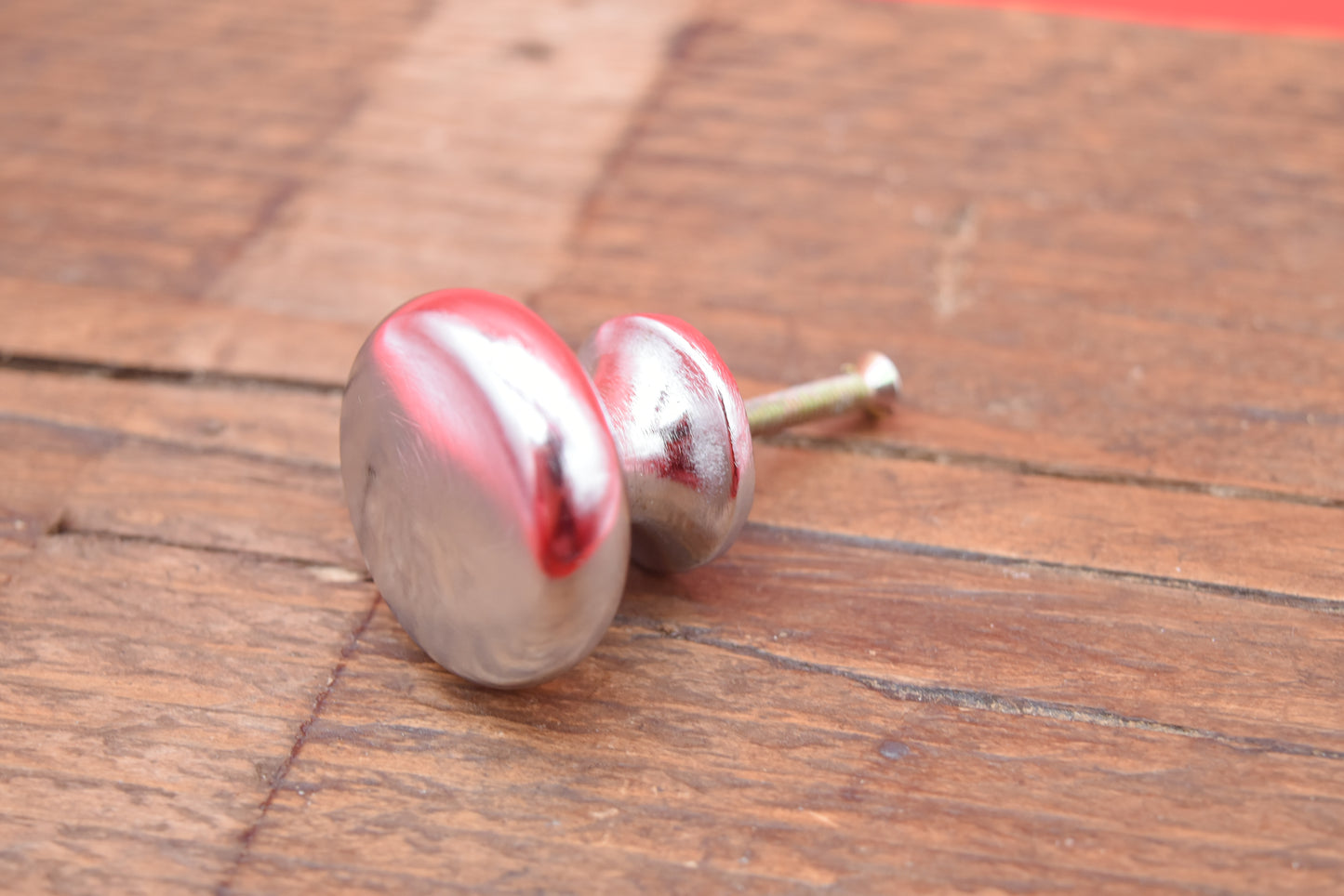 Plain Shaker Round Drawer Knob - Chrome