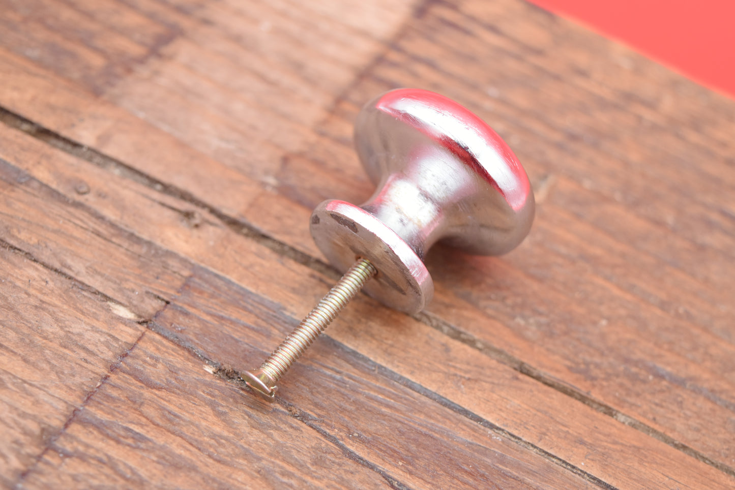 Plain Shaker Round Drawer Knob - Chrome