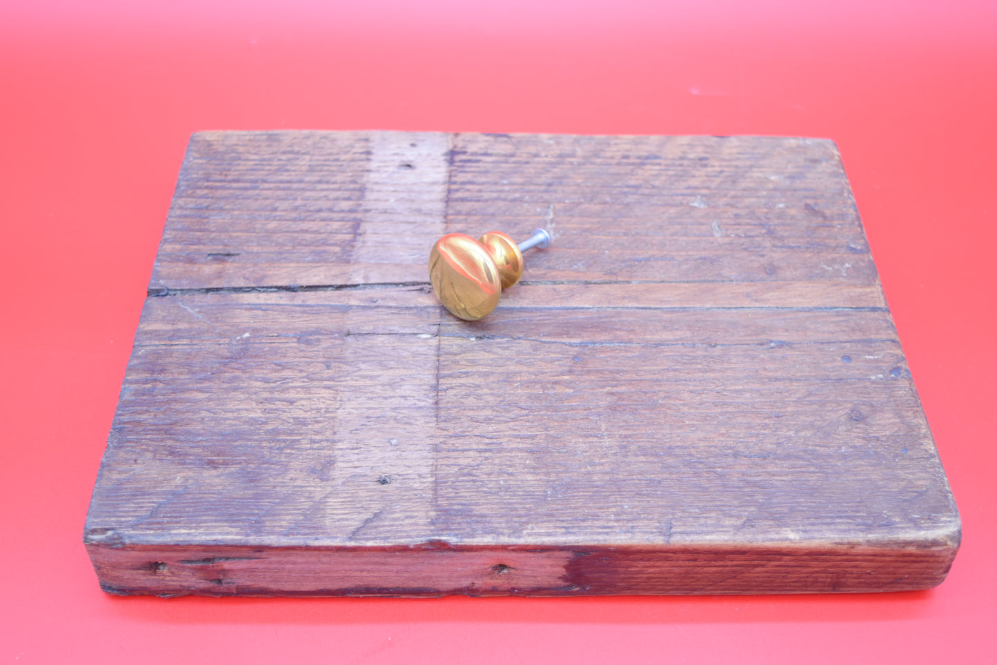 Plain Shaker Round Drawer Knob - Brass and Antique brass