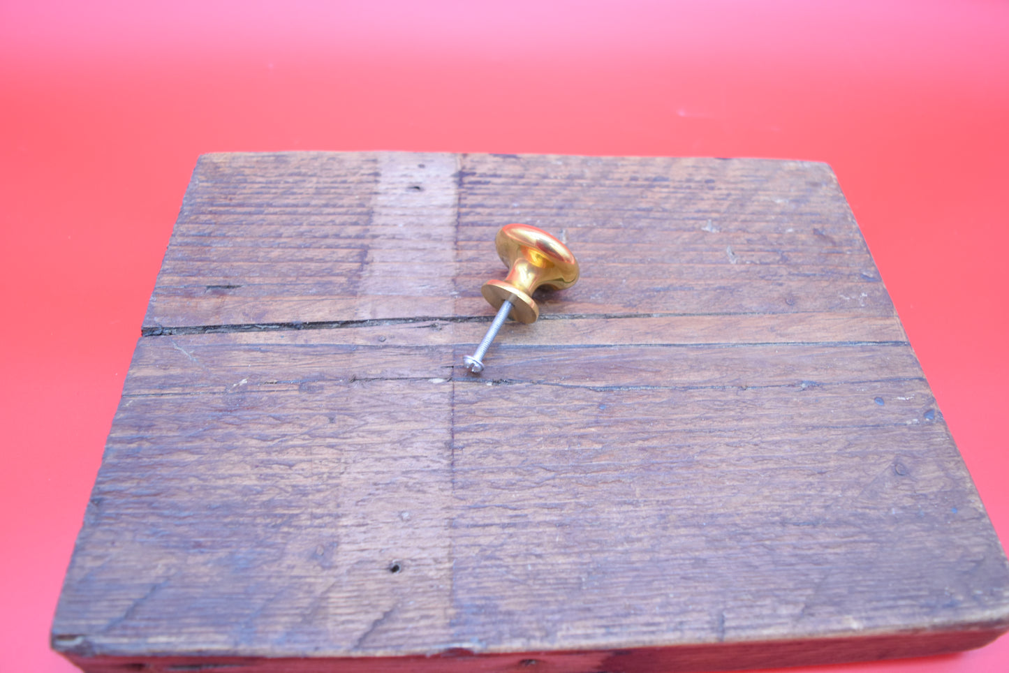 Plain Shaker Round Drawer Knob - Brass and Antique brass
