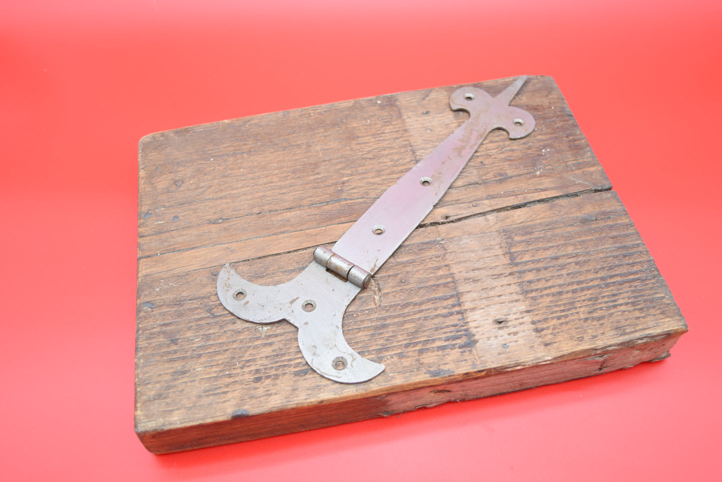 Fleur-De-Lys Hinge - 5.5", 8", 10", 12" Antique Iron - Hand forged