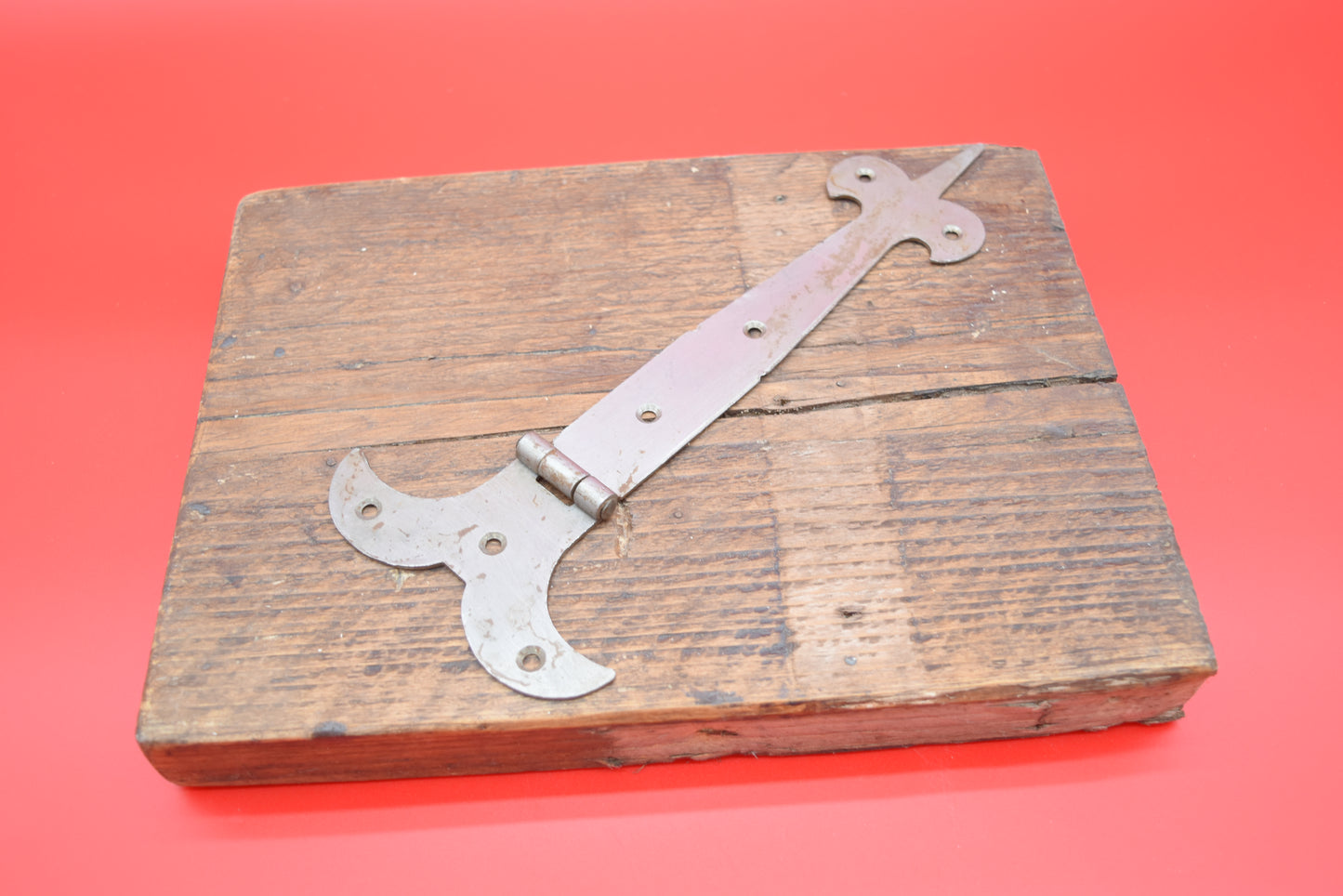 Fleur-De-Lys Hinge - 5.5", 8", 10", 12" Antique Iron - Hand forged