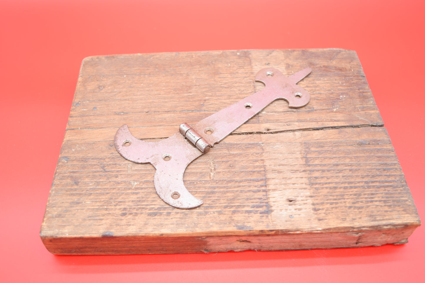 Fleur-De-Lys Hinge - 5.5", 8", 10", 12" Antique Iron - Hand forged