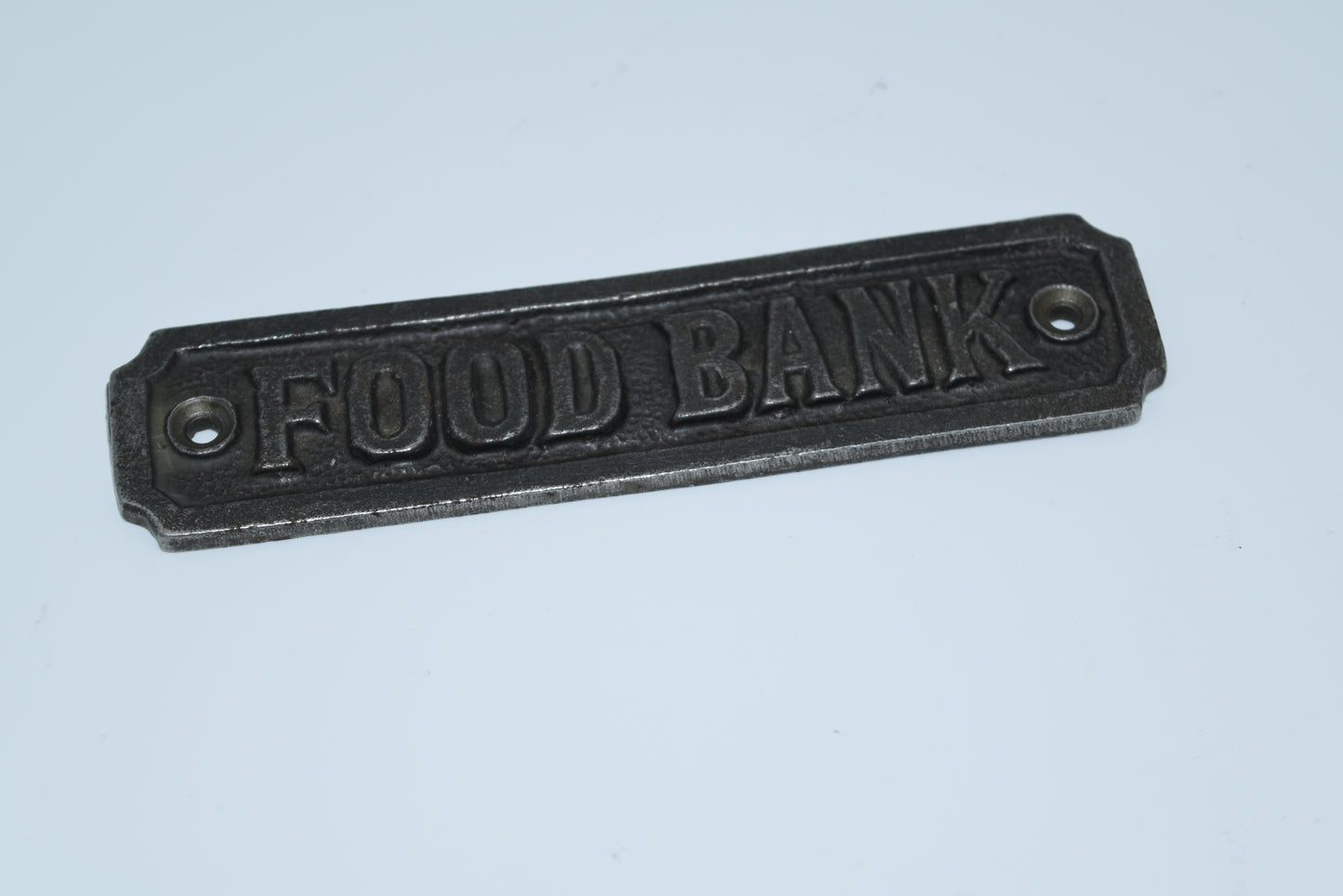 Food Bank Flat Antique Iron 120mm x 120mm