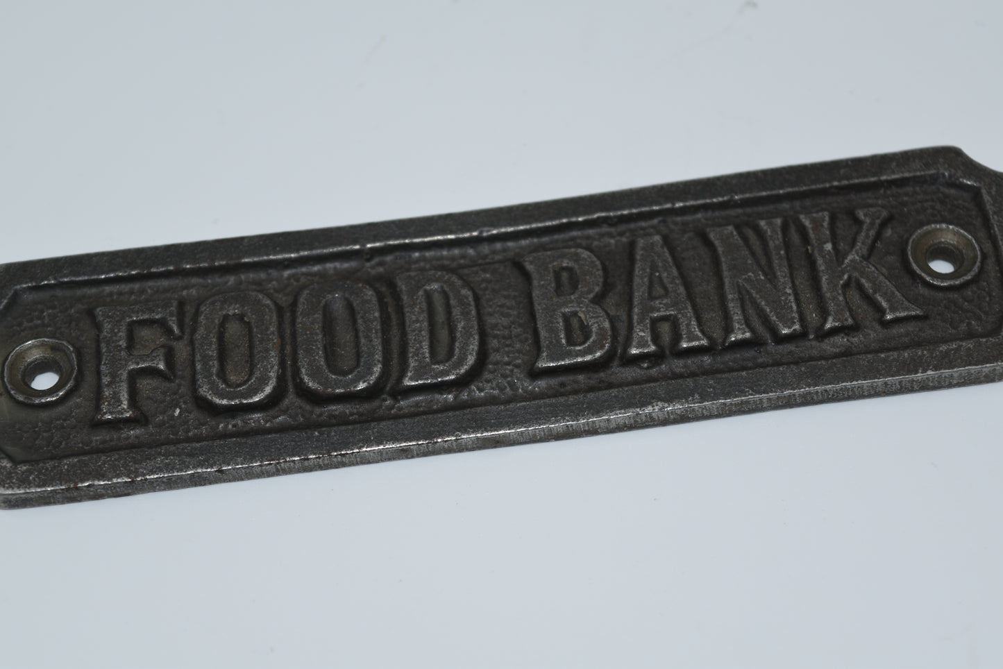 Food Bank Flat Antique Iron 120mm x 120mm