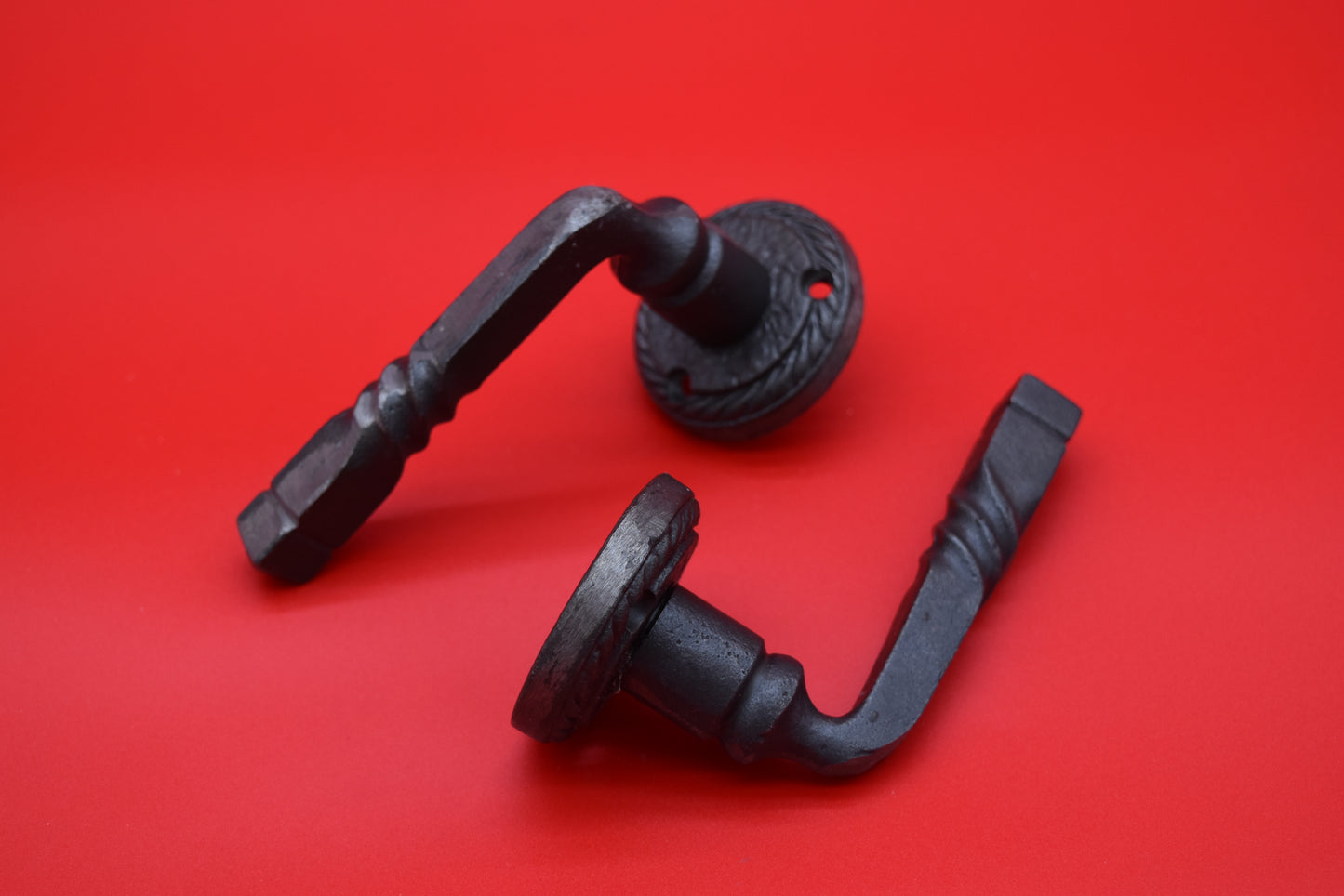 Door Lever Handle Set - Georgian Lever Twisted Rope