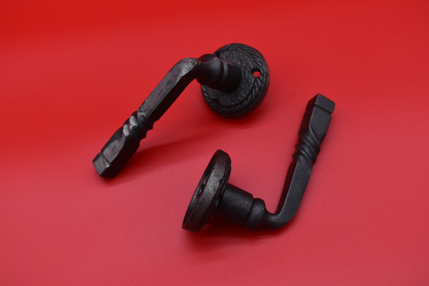 Door Lever Handle Set - Georgian Lever Twisted Rope