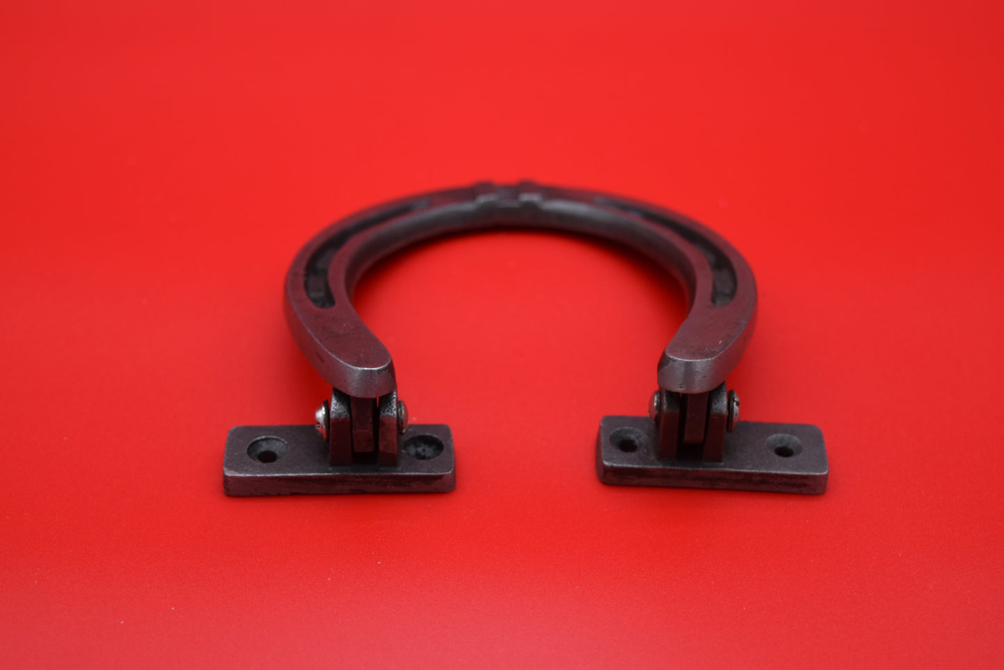 Door Knocker Horseshoe Antique Iron 105mm x 112mm