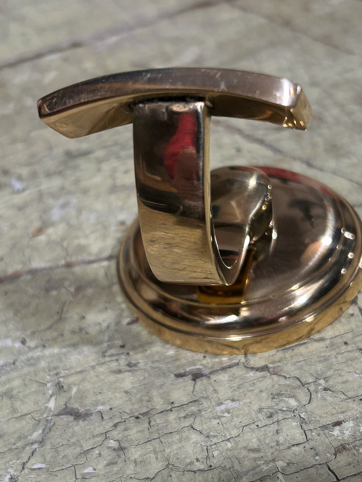 Towel Hook "Wayside" Brass 55mm x 62mm