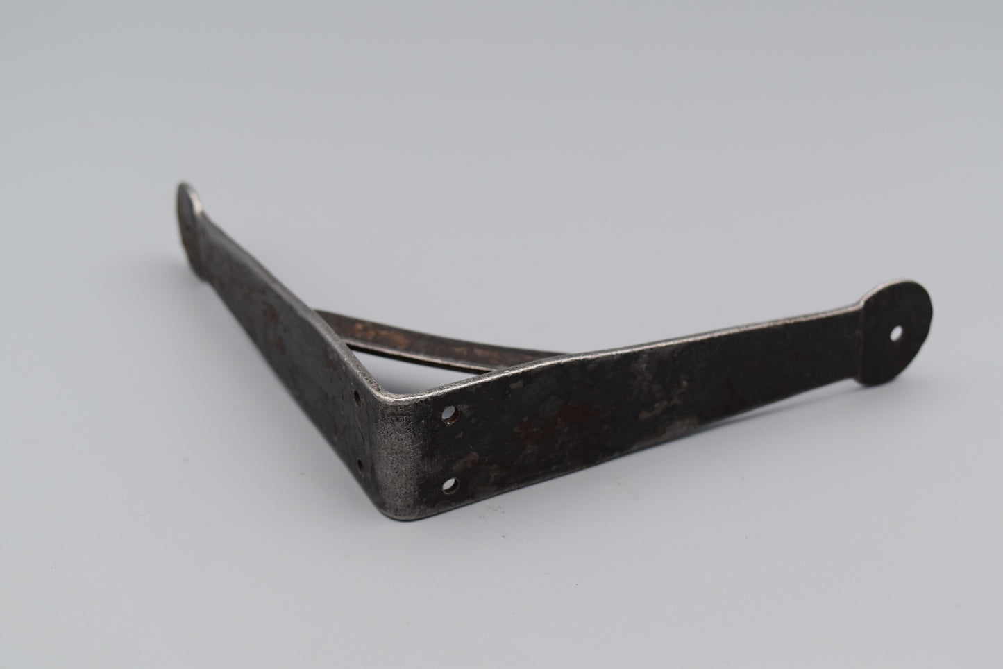Shelf Bracket GALLOWS Light Duty Hand Forged Penny End Antique Iron