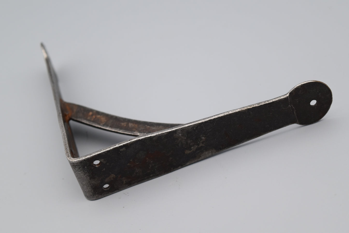 Shelf Bracket GALLOWS Light Duty Hand Forged Penny End Antique Iron