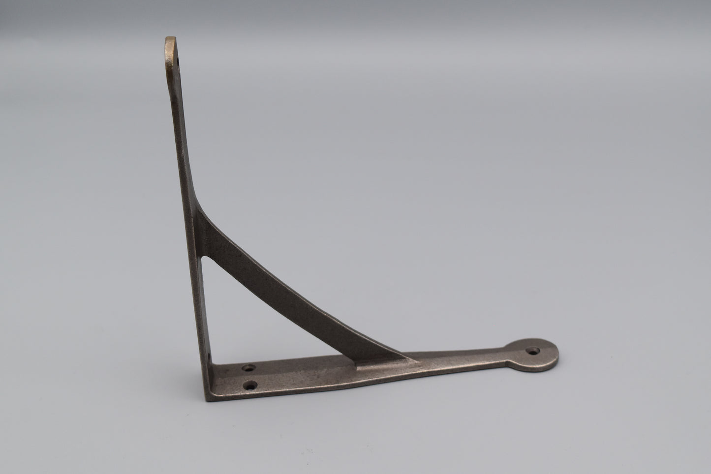 Shelf Bracket GALLOWS Light Duty Hand Forged Penny End Antique Iron