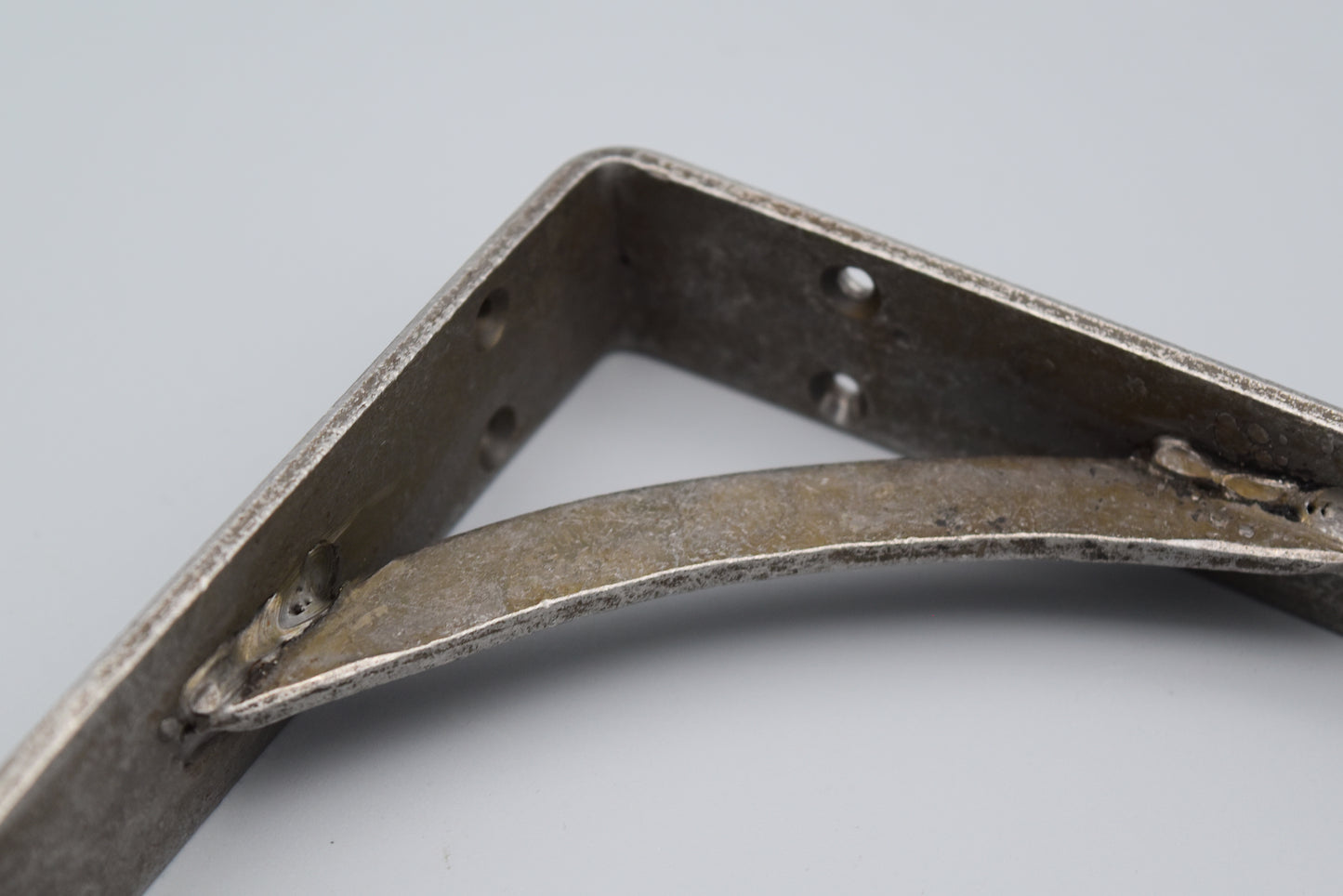 Shelf Bracket GALLOWS Light Duty Hand Forged Penny End Antique Iron