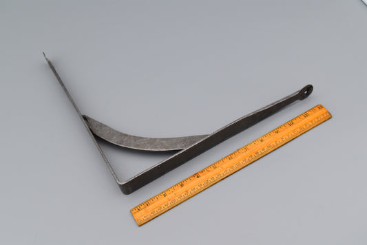 Shelf Bracket GALLOWS Light Duty Hand Forged Penny End Antique Iron
