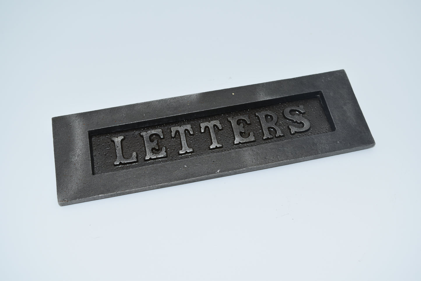 Letter Box Plate - Antique Iron - 2 Sizes- inner back plate sold seperately