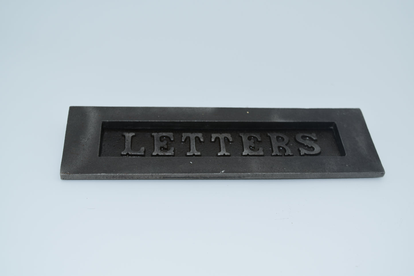 Letter Box Plate - Antique Iron - 2 Sizes- inner back plate sold seperately